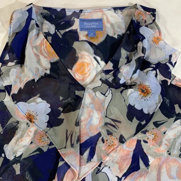 Lot of 3 Simply Vera Vera Wang Women's Top Blouse Sleeveless XS Polyester - Picture 7 of 16